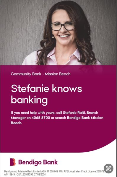 Stefanie Raiti – Bendigo Bank Community Bank Mission Beach